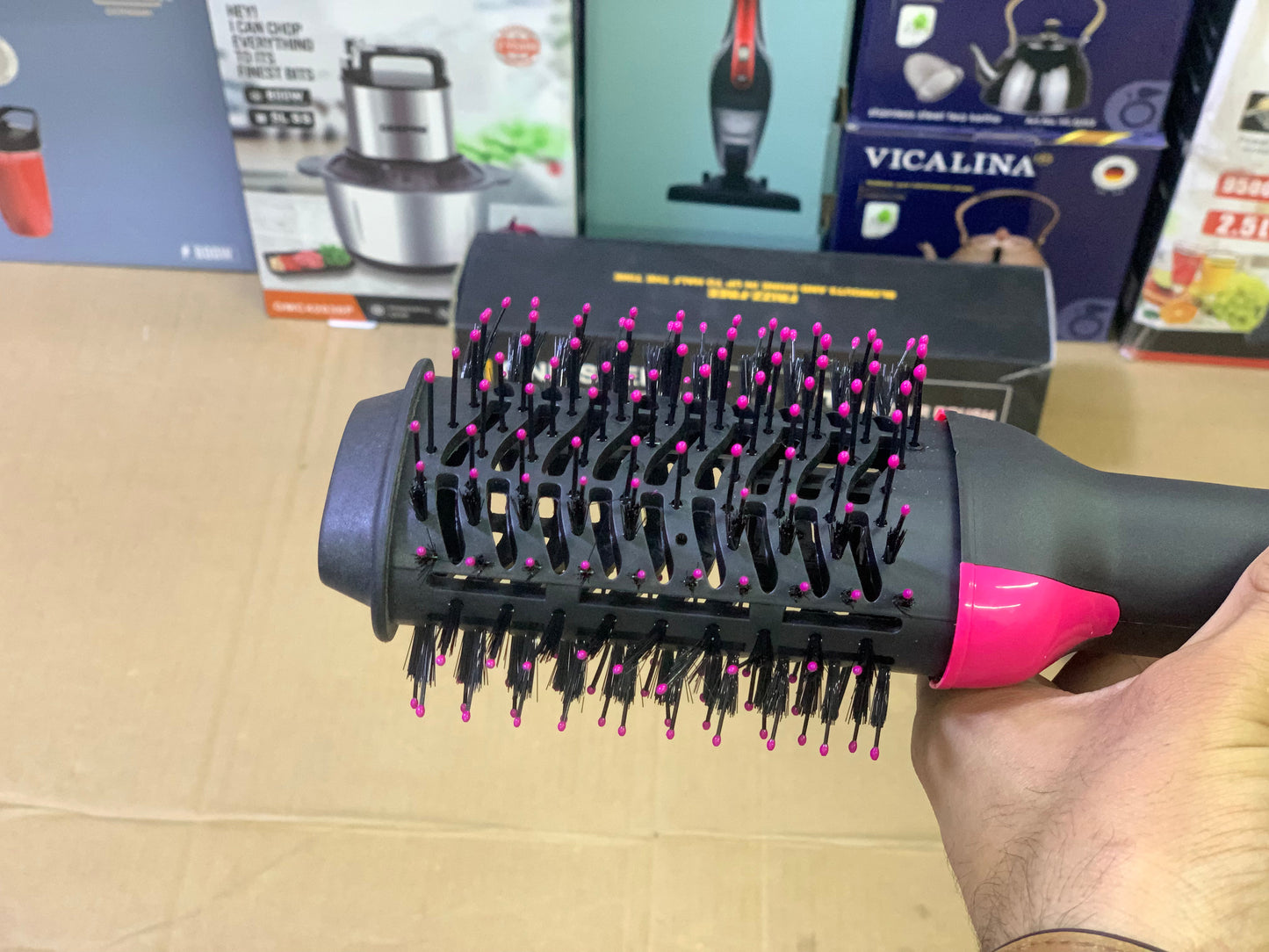 One step hair dryer and styler