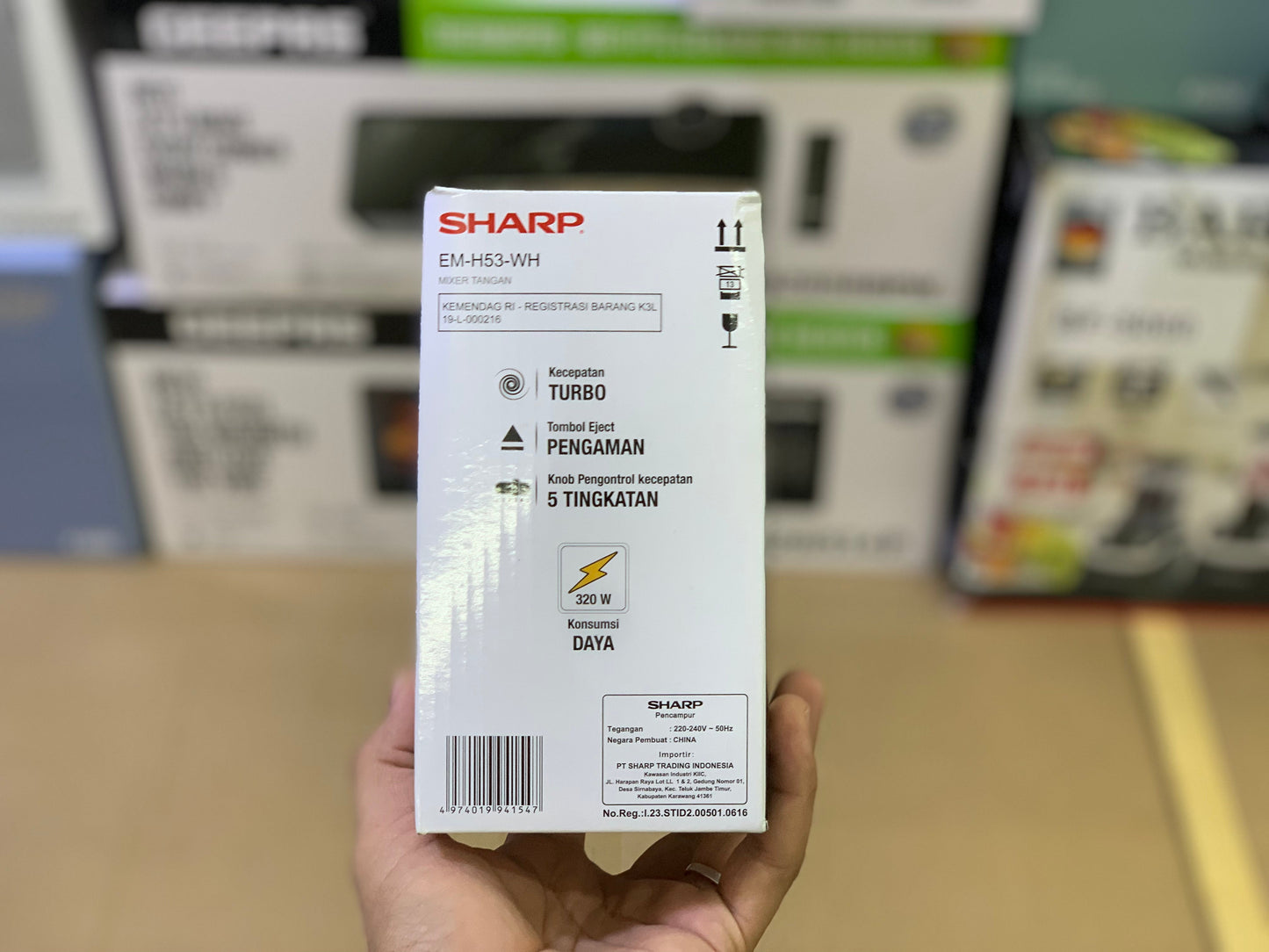 Sharp brand electric Hand Mixer and beater 5 Level speed high quality