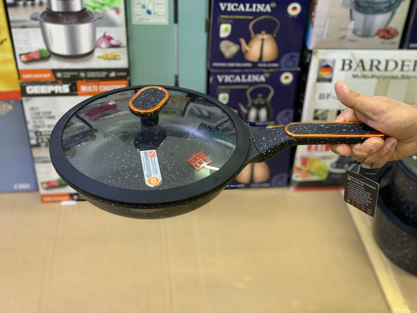 UCC LIFE 12 Pieces Granite coating Cookware set Pure Nonstick