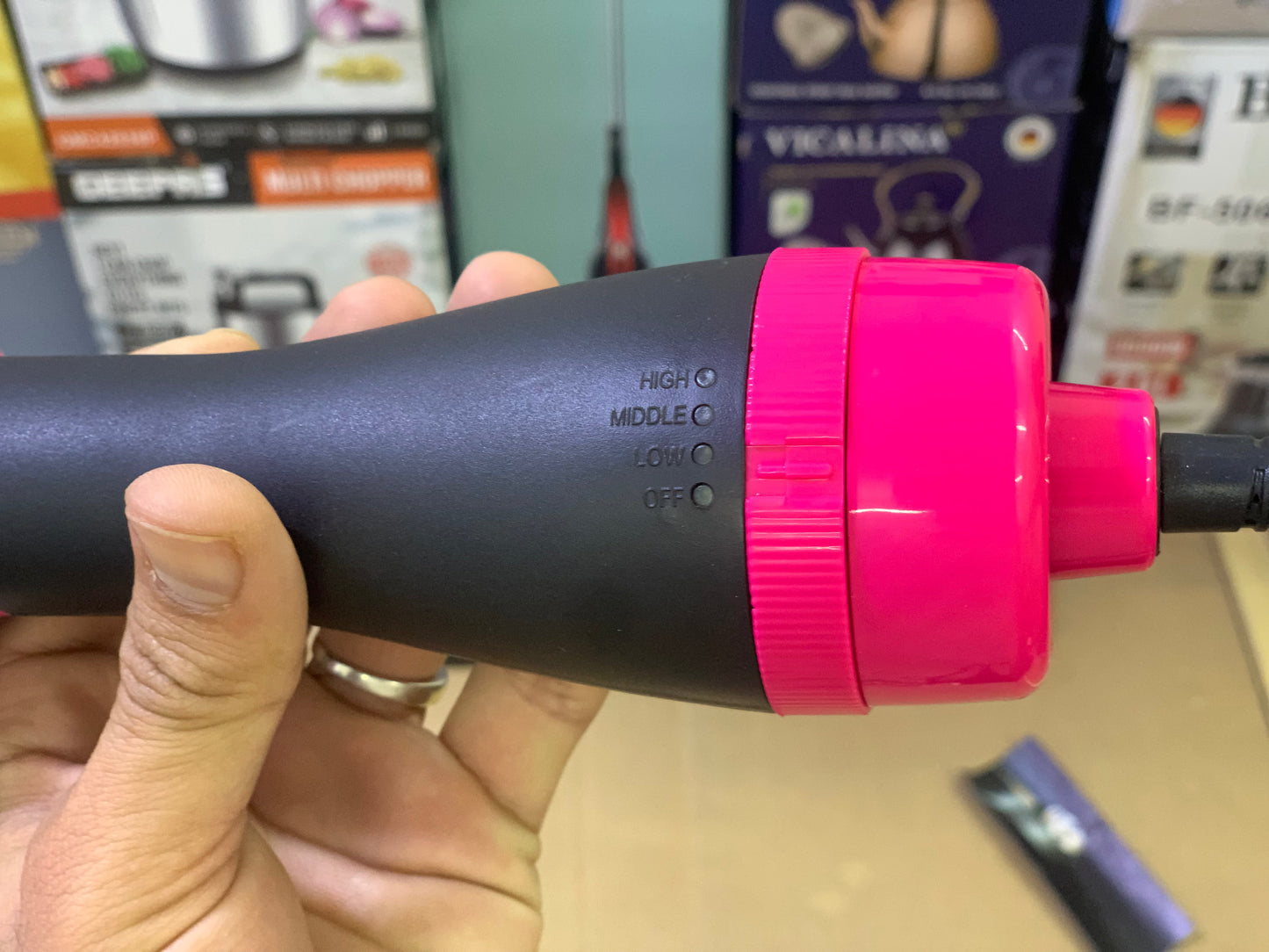 One step hair dryer and styler
