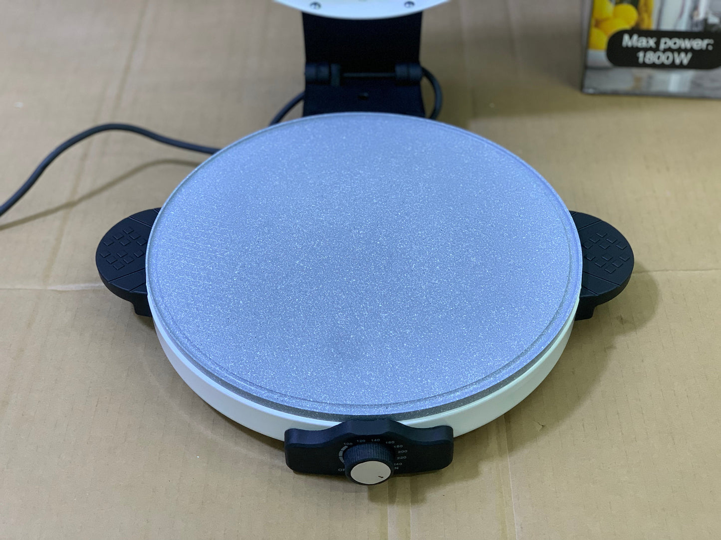 Ok Silver Crest Roti and Pizza maker Pure Nonstick plates 36cm and 1800 watt | Bread maker