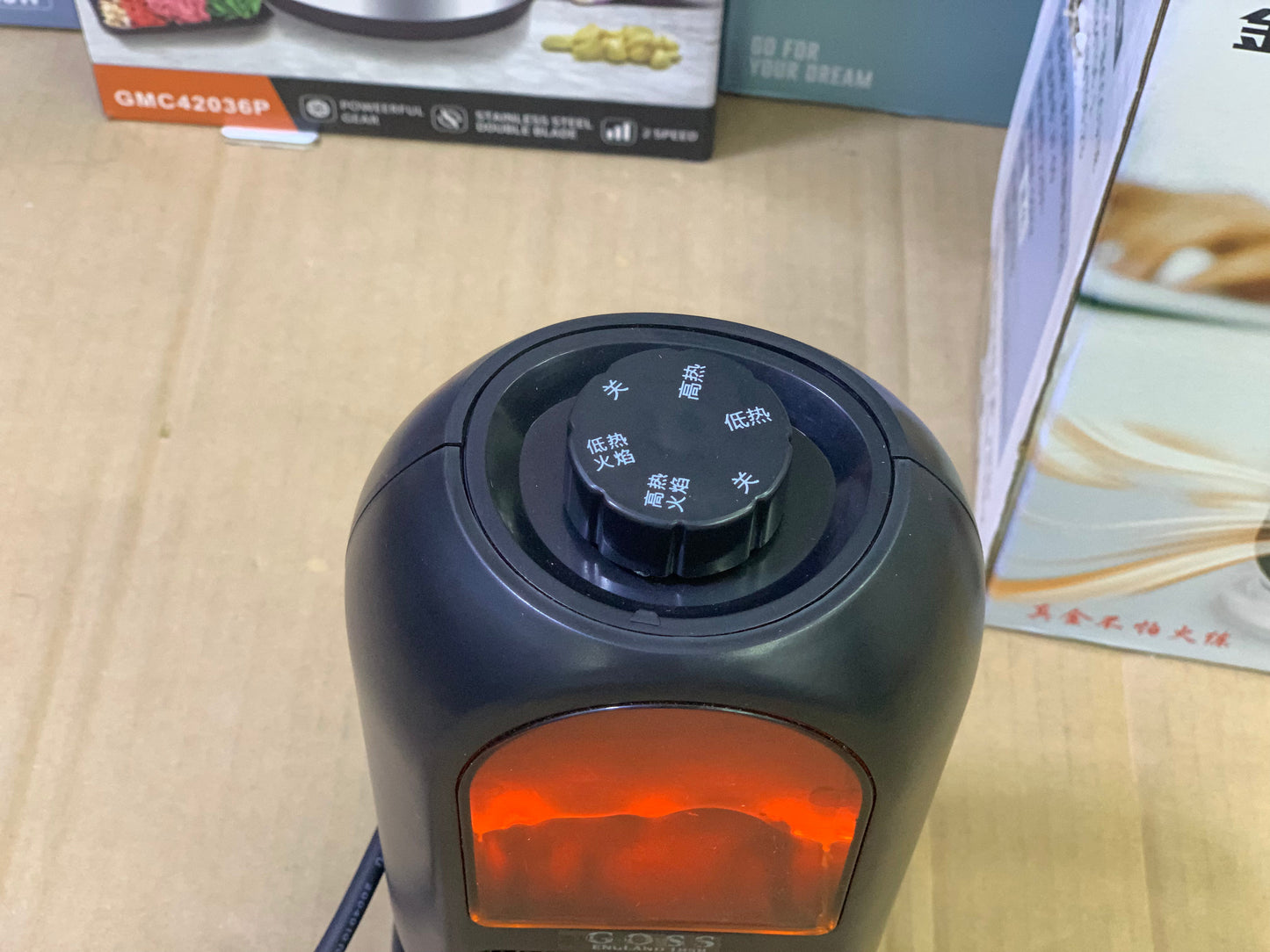 Goss 3d Flame mini electric fan heater