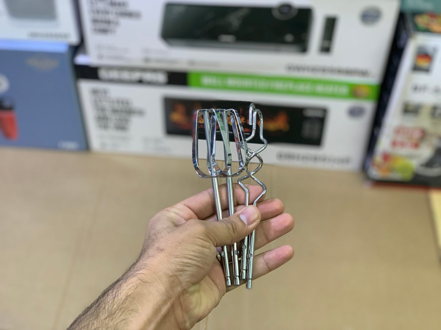 Smurfett brand Hand mixer and beater stainless steel accessories