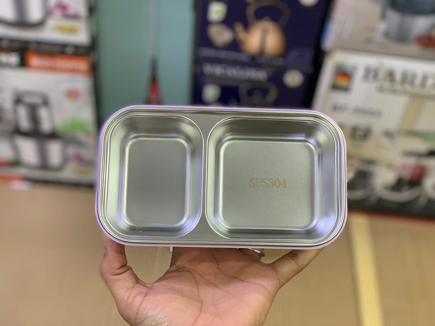 Lunch box sus304 stainless Steel|